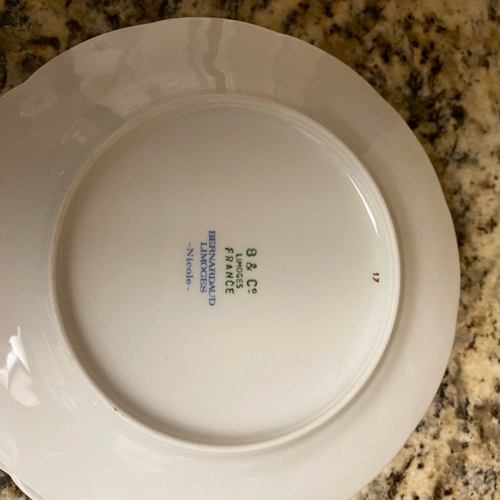 Lot of Limoges plates - Picture 4 of 4